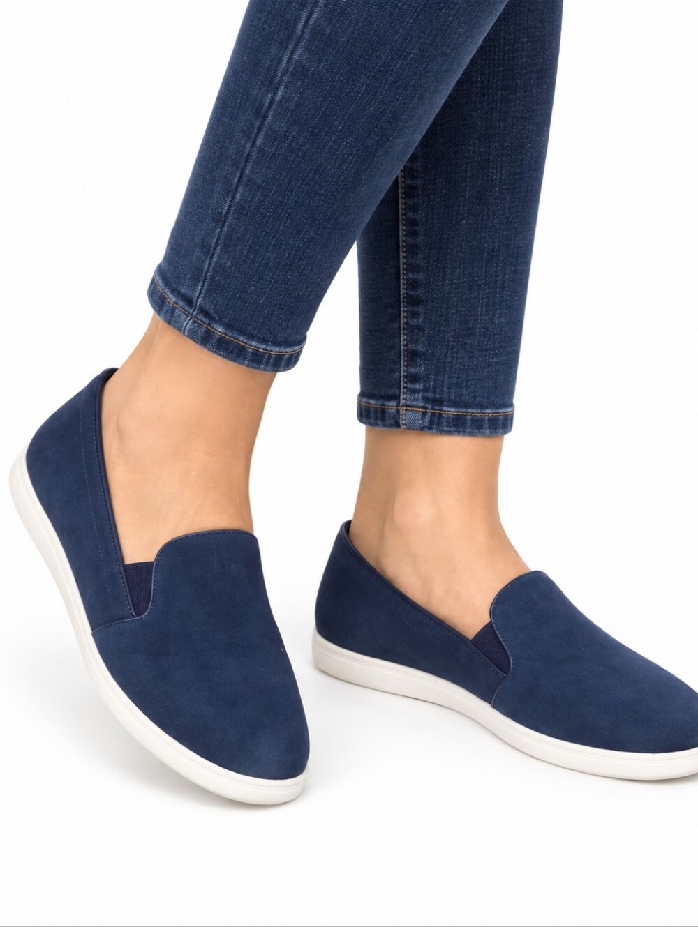 Cole Haan Women's Shoes Blue Loafers Slip-Ons Size 9.5B Nantukit Nautica Preppy